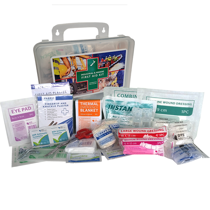 Industrial and Marine Essentials First Aid Box (Wall Mountable)