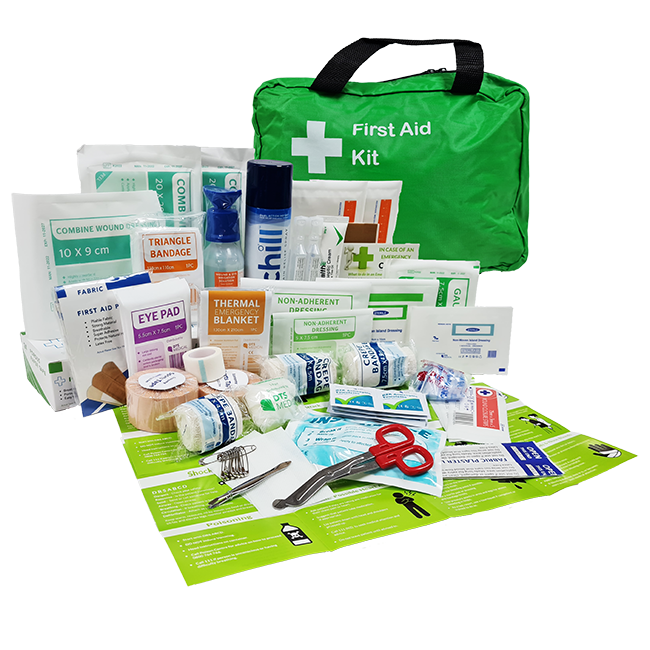 Large Sports First Aid Kit in Soft Pack Carry Bag