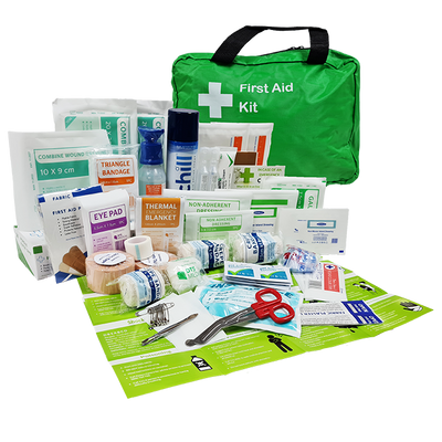 Large Sports First Aid Kit in Soft Pack Carry Bag