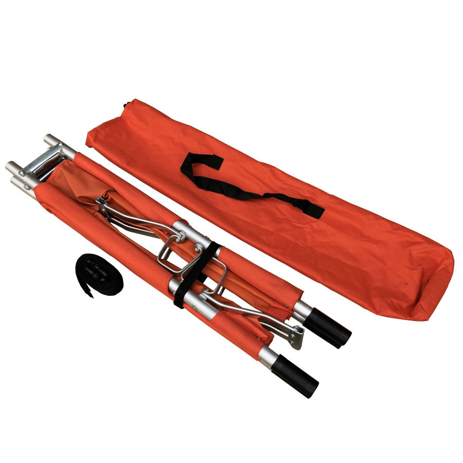 Folding Aluminium Pole Stretcher in bag