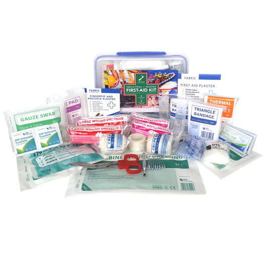 Work Place First Aid Kit in Water Tight Box - Industrial First Aid Kit/Marine First Aid Kit