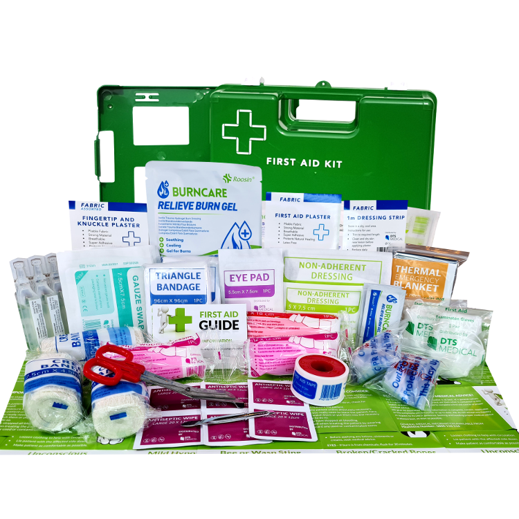 Farm Shed First Aid Kit - Medium in Plastic Wall Mounted 'Grab and Go' Box