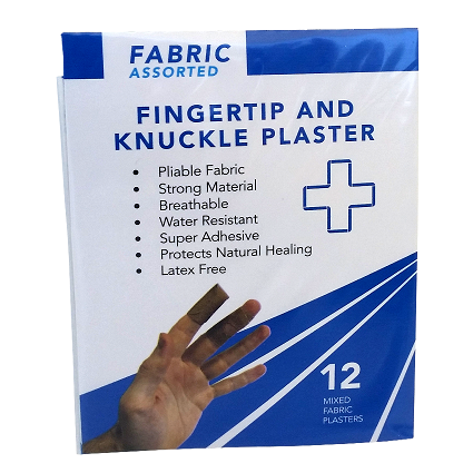 DTS Medical Fingertip and Knuckle First Aid Kit Plasters 12 pack
