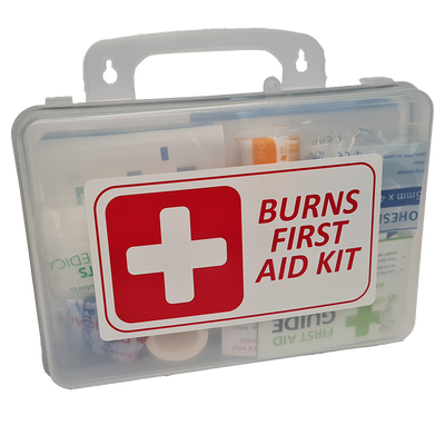 Essential Workplace Burns First Aid Box (Wall Mountable)
