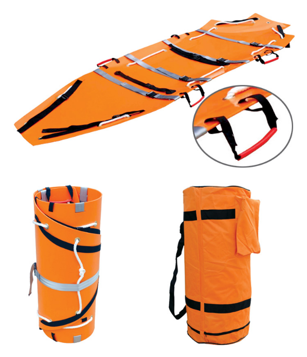 Portable online rescue stretcher