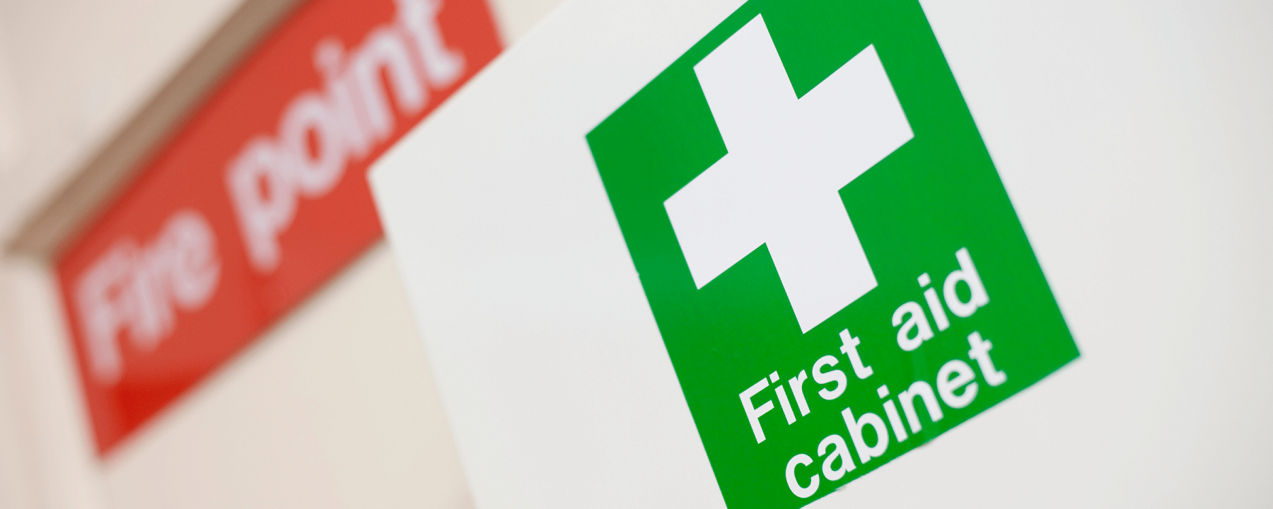 First Aid Cabinet signage