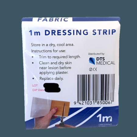 DTS Fabric Dressing Strip 7cm x 1m