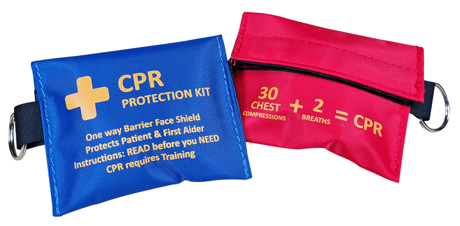 CPR Key Ring in Red or Blue