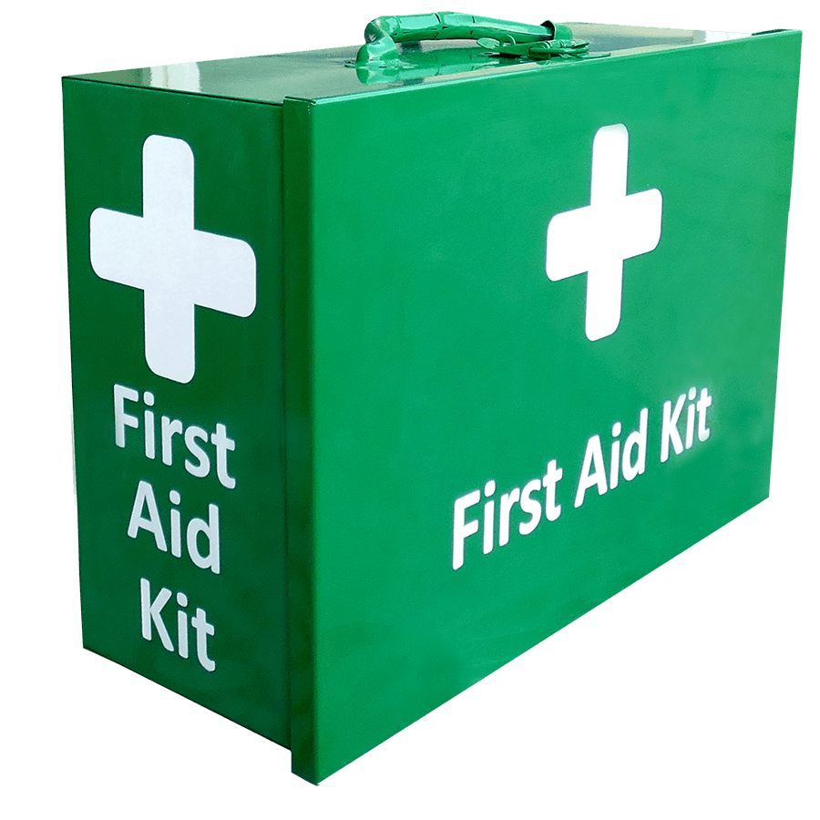 Farm Shed First Aid Kit - Large - Wall Mounted Metal Landscape Cabinet