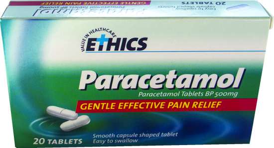 Ethics Paracetamol 500mg Tablets 20s