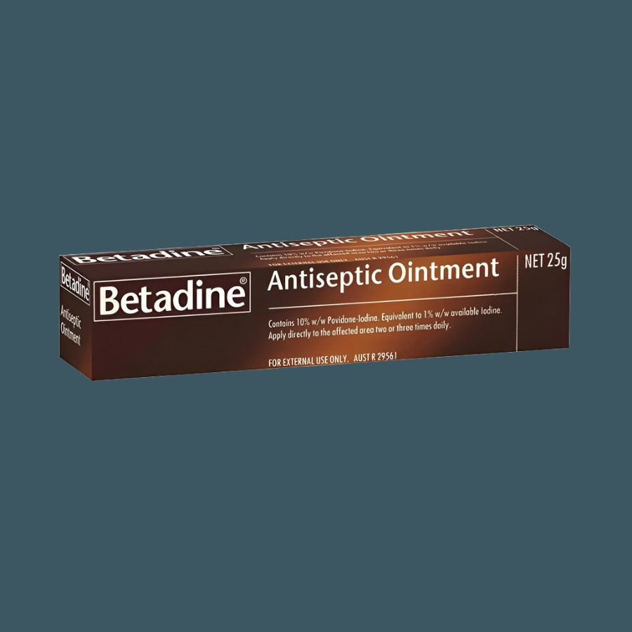 Betadine Antiseptic Ointment 25gm Schiel Safety NZ