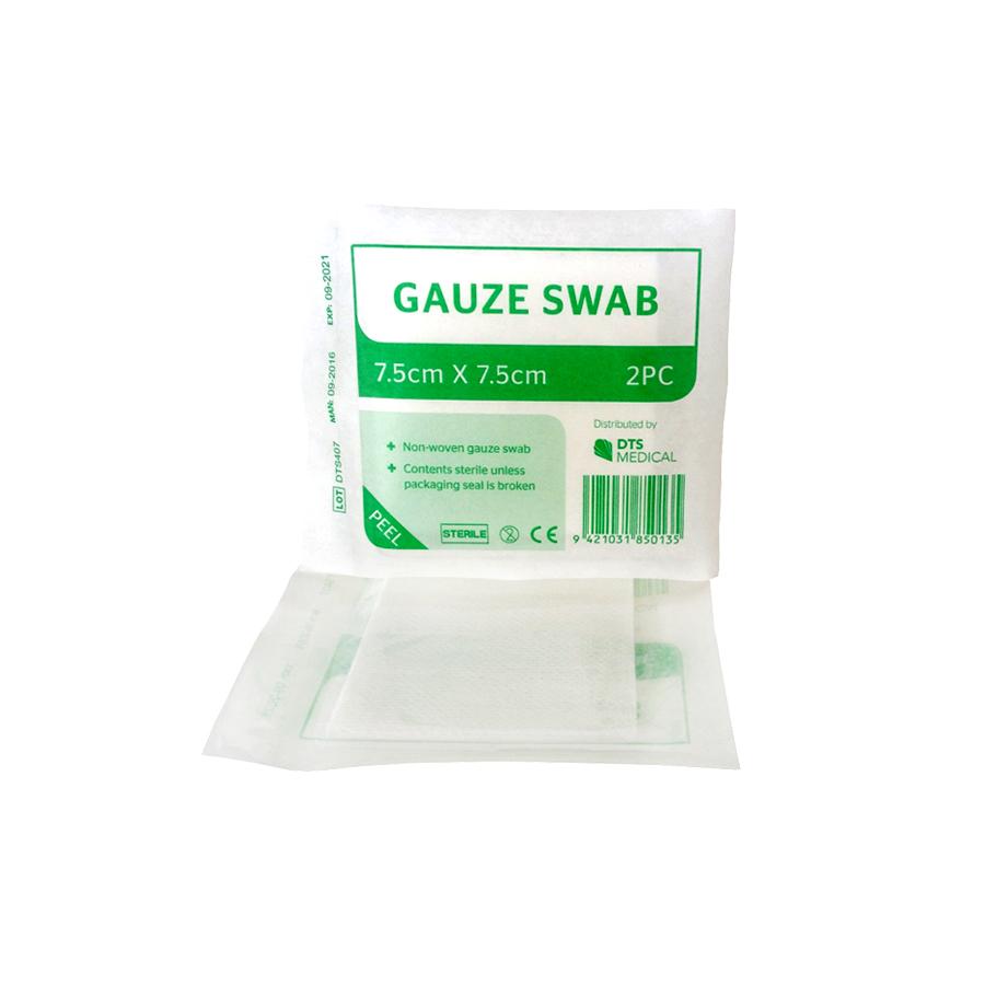 Gauze Swabs 2's Sterile non woven 7.5 x 7.5cm